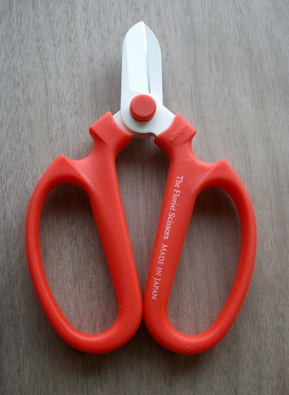 Red Sakagen The Florist Scissors, Right-Hand