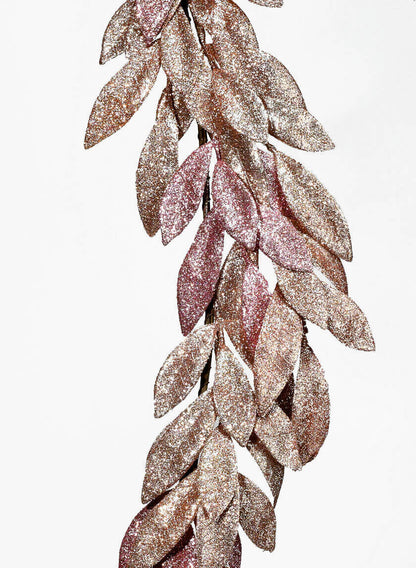 6ft Rose Gold Bay Leaf Garland