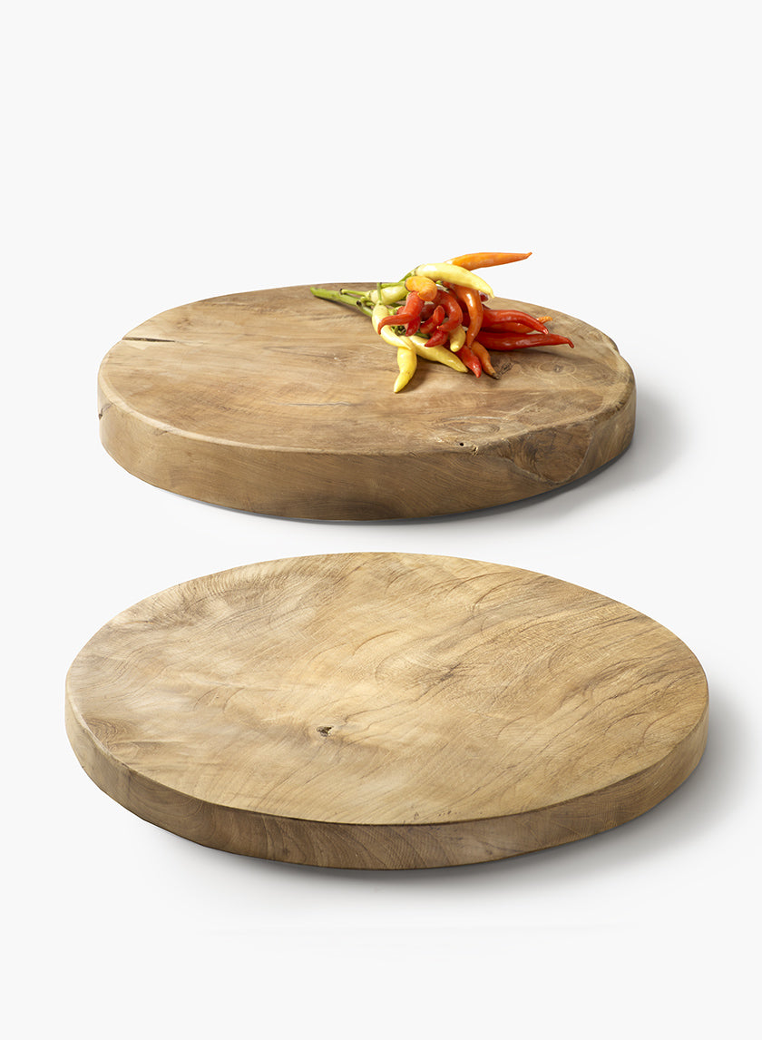 Round Teak Wood Boards