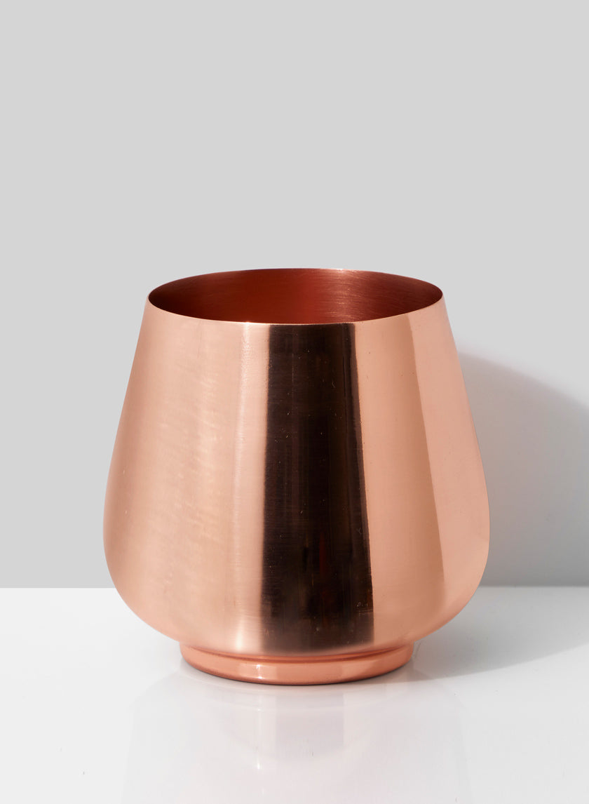 Copper Plated Mini Egg Pot