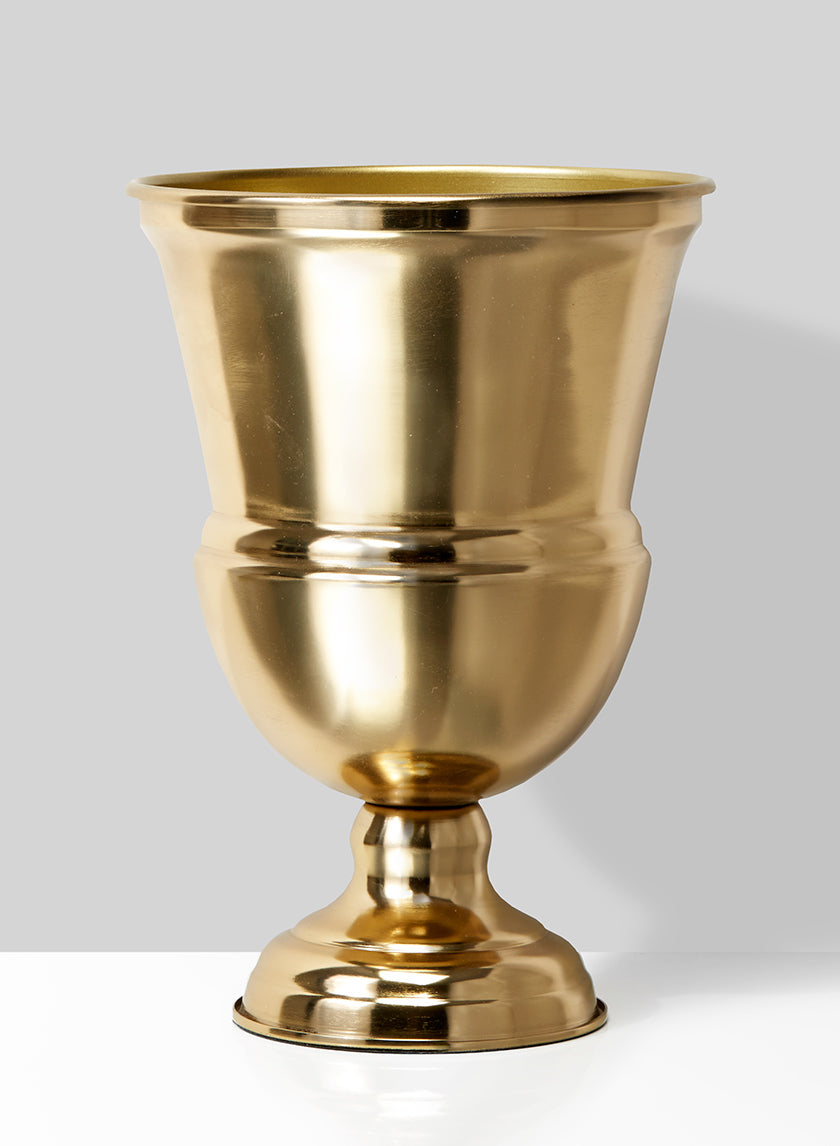 10 ¼in Gold Urn Vase