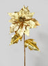 Pale Gold Poinsettia Stem