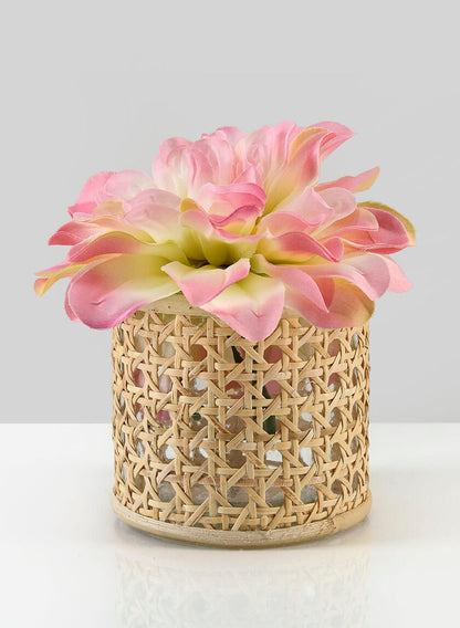 Siam Rattan Weave Candleholder