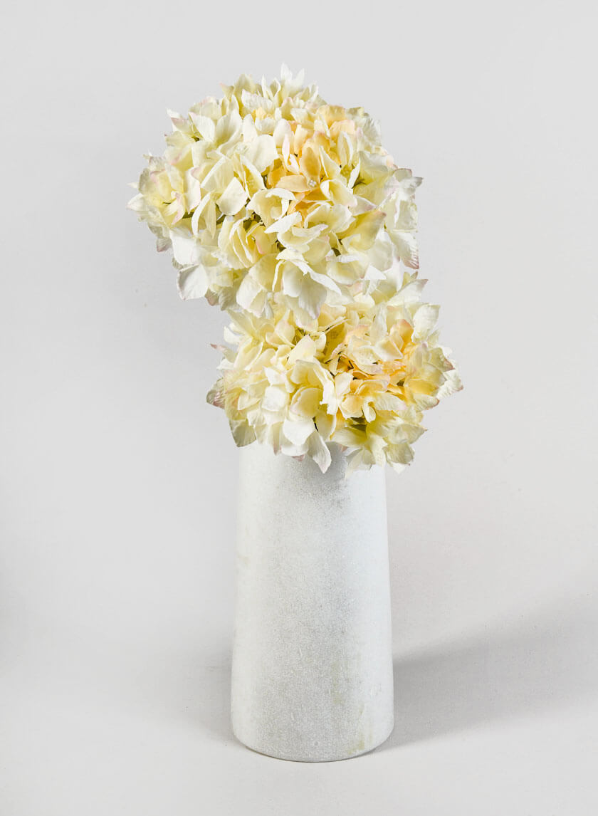 20in Cream Single Hydrangea Spray