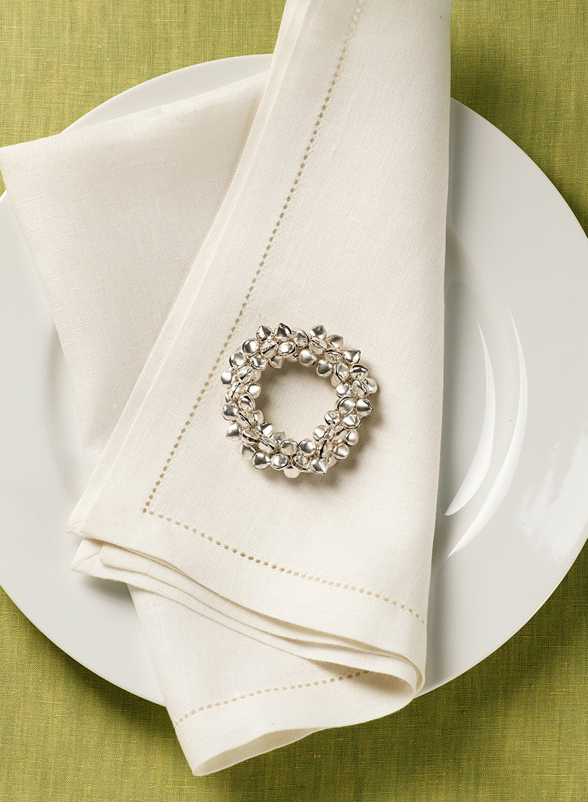 Silver Bells Napkin Ring