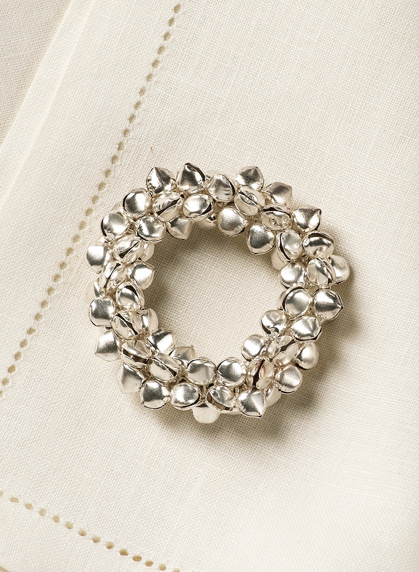 Silver Bells Napkin Ring