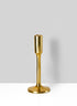 Alsace Shiny Gold Candlestick, 8  1/2in