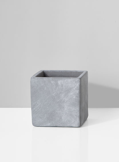 Atelier 4in Cement Cube Vase