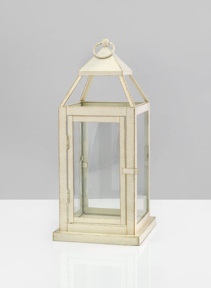 16in Montmartre Aged White Lantern