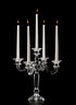 15in Crystal Square Cup Candelabra