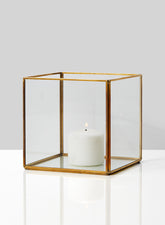 5in Gold Square Lantern