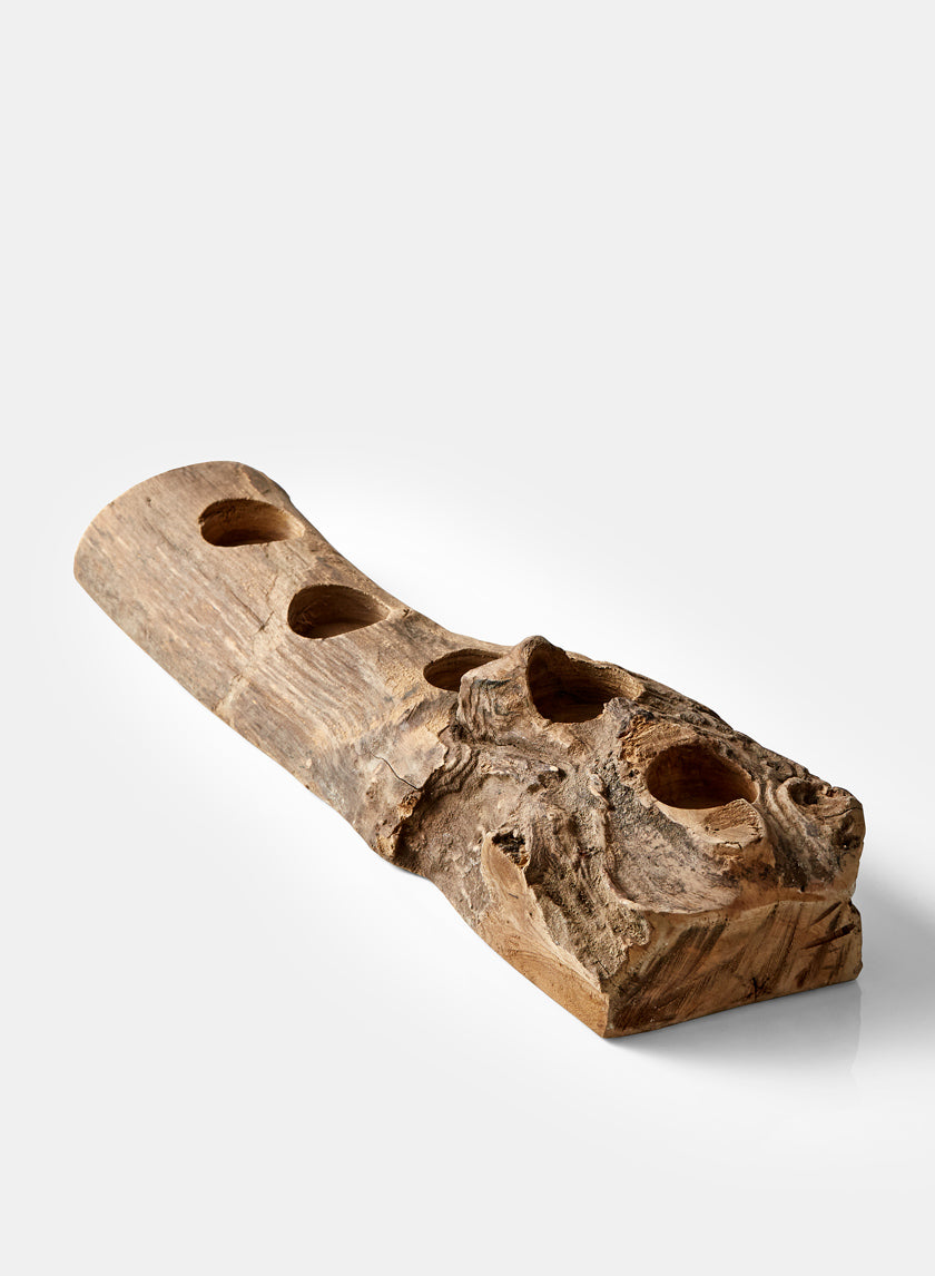 Natural Trunk Tea Light Holder