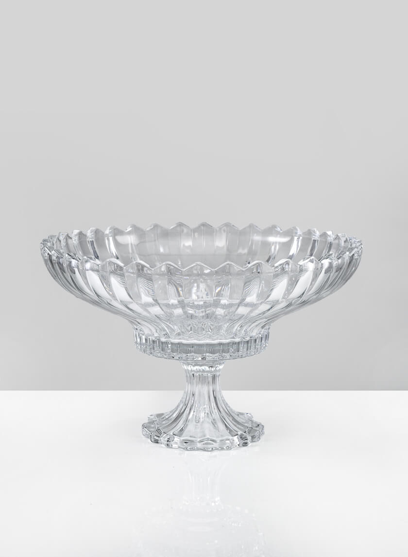 The Grand Dame Glass Compote, 12  1/2in