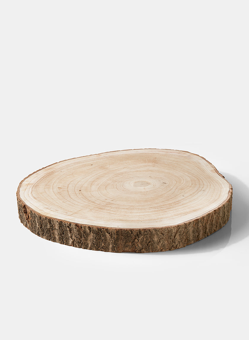 16in Paulownia Wood Trunk Slice