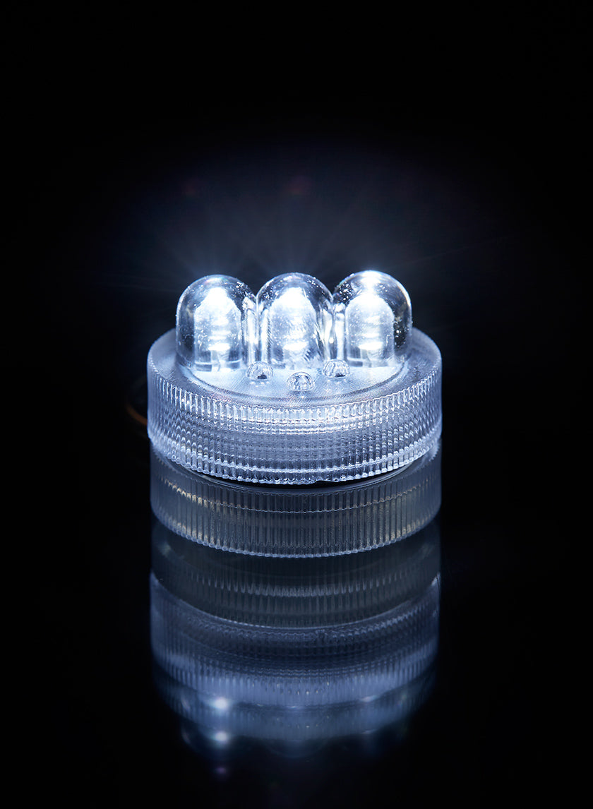 White Submersible Triple LED Light