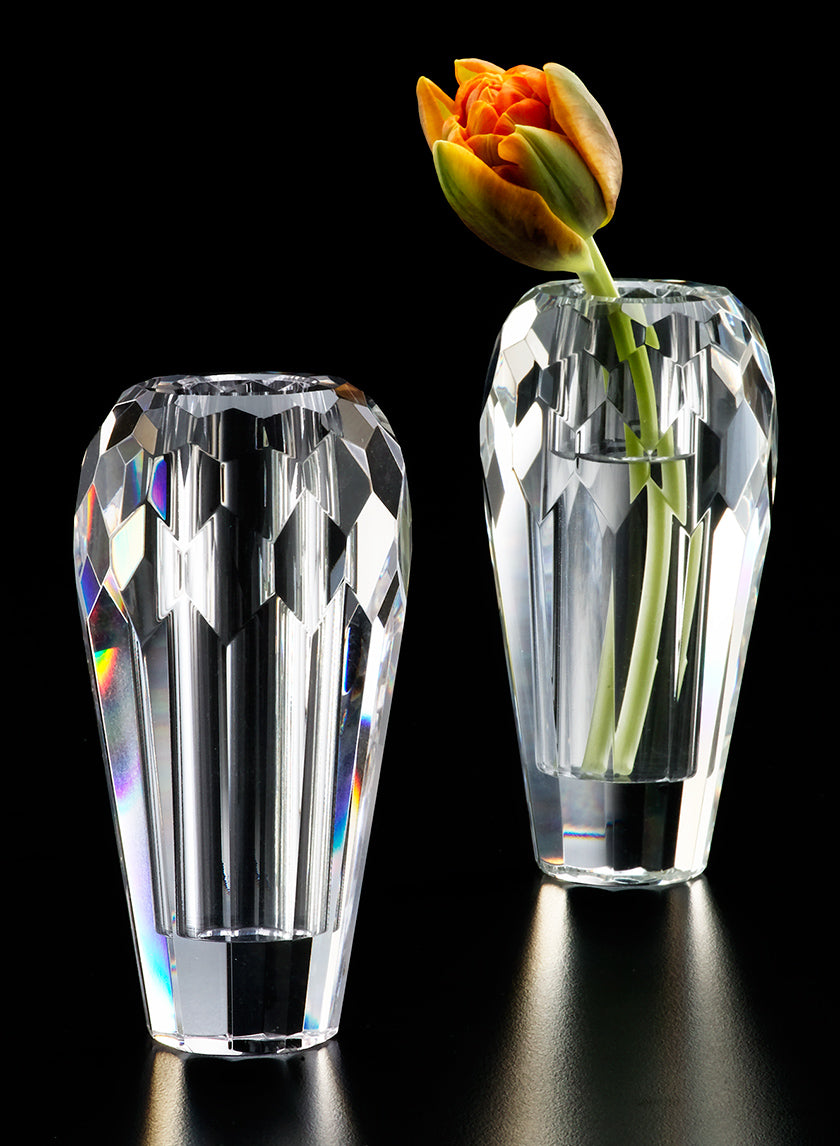 4  3/4in Crystal Bud Vase