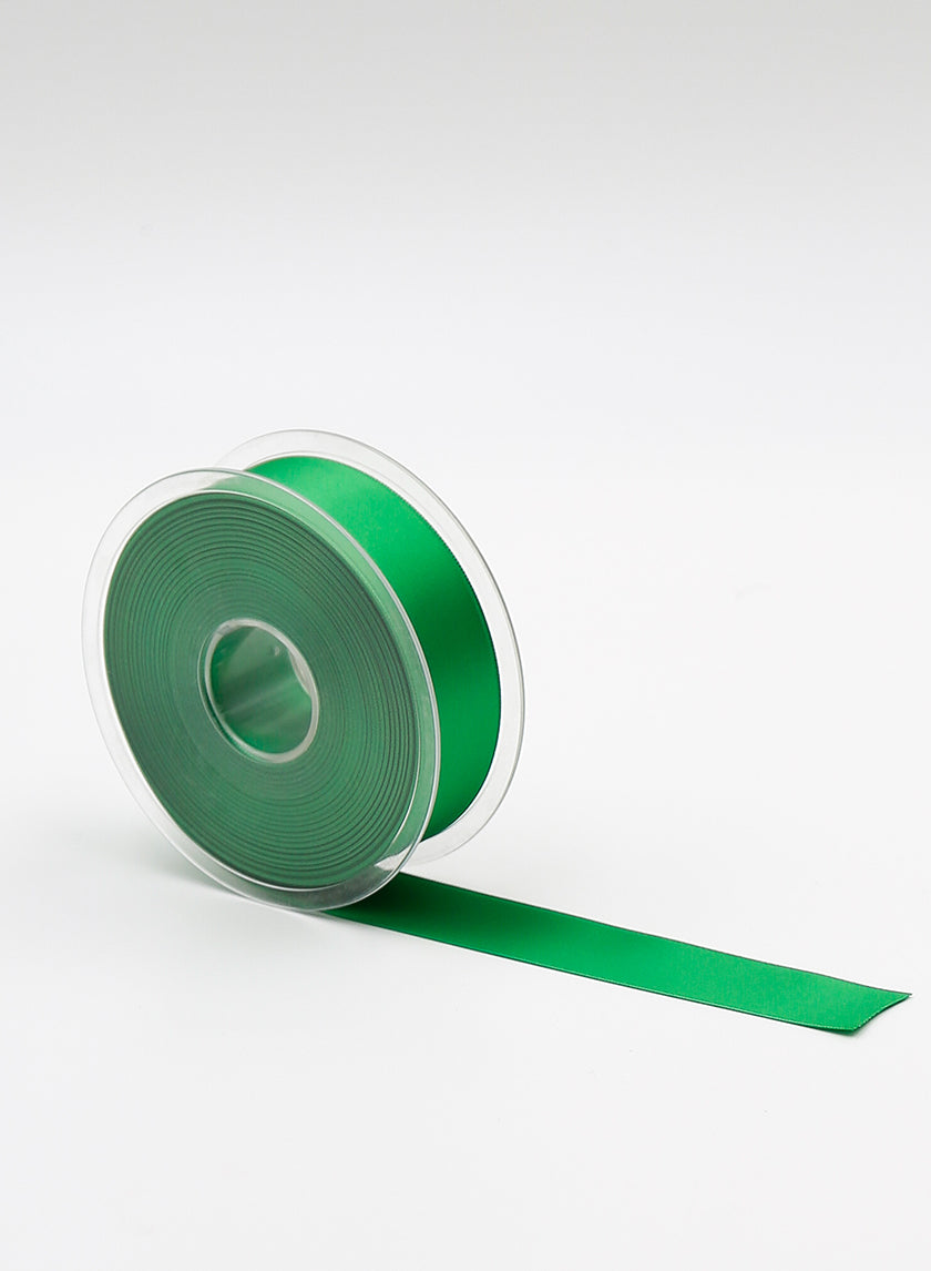 1in Kelly Green Swiss Satin Ribbon