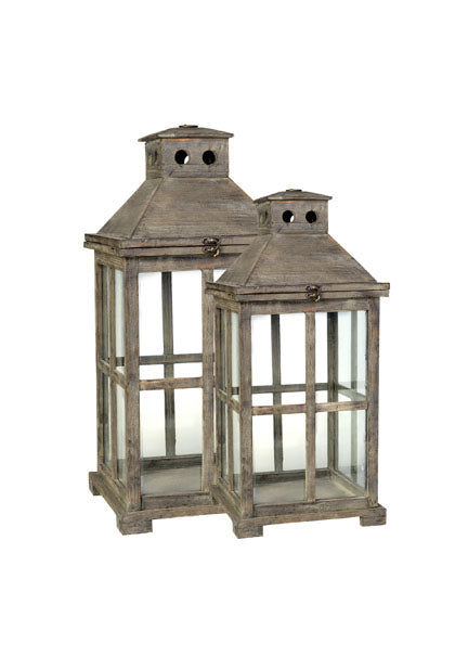 Weathered Wood Lanterns