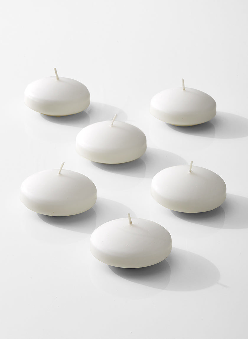 2  3/4in White Floating Candle