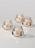 Clear Glass Bulb Votive Holder