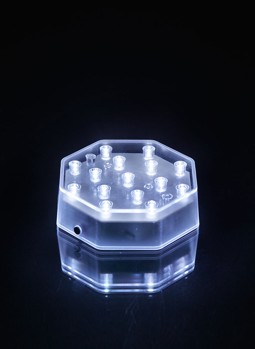 4in Octagon White Light Base