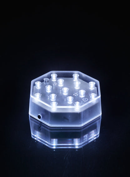 4in Octagon White Light Base