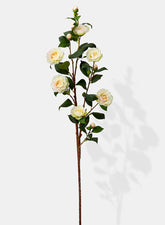 42in White Camellia Spray