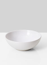 7in White Ceramic Bowl