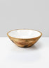 10in Bombay Enameled Wood Bowl