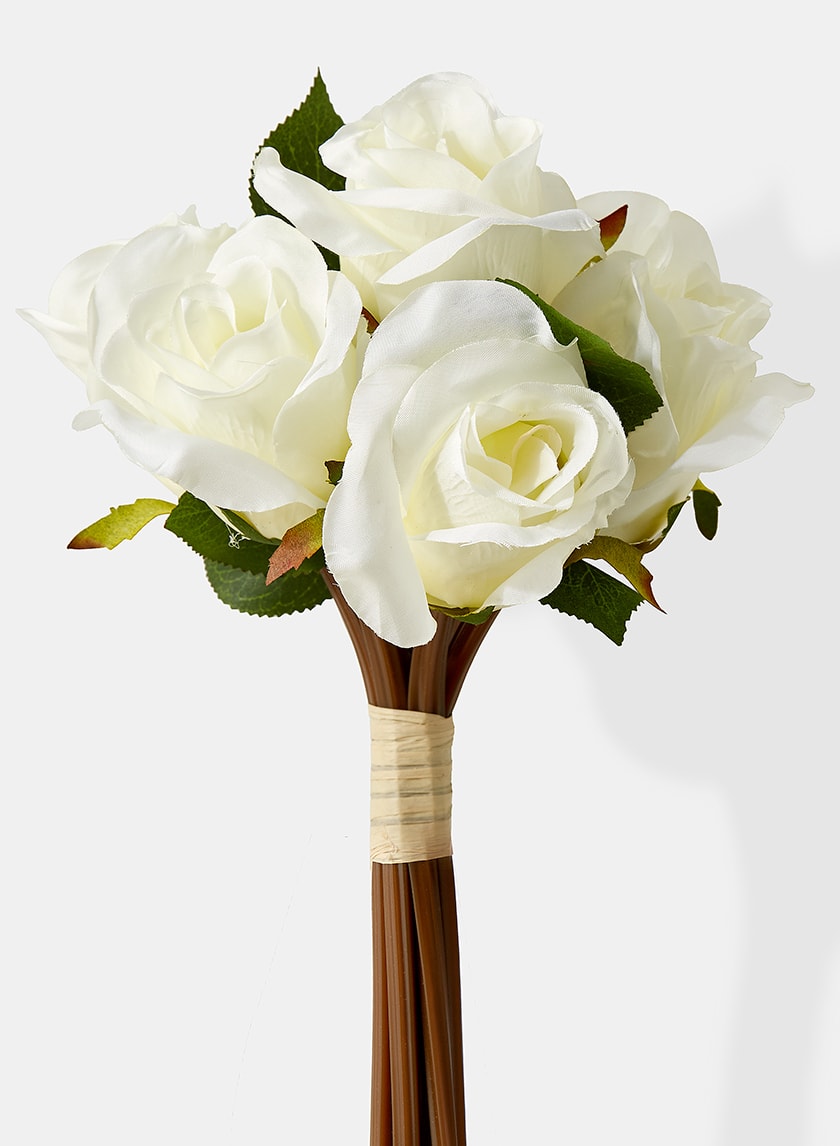 White Forever Rose Bouquet