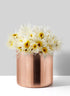 5in Copper Plated Cylinder Vase